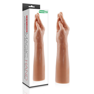 13.5の」女性の人のためのLovetoyの魔法手の現実的な腕指の握りこぶしのバット プラグの性のおもちゃ