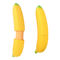 おもちゃ7つの頻度の210*37mmのバナナのバイブレーターの張形の膣の性の