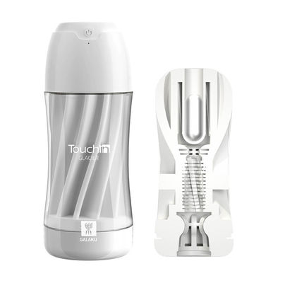 バイブレーターの性を吸うABS TPEの真空はGalakuの接触11.6x6.5cmをもてあそぶ